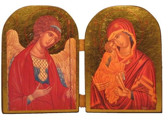 Ange et Vierge — diptyque
